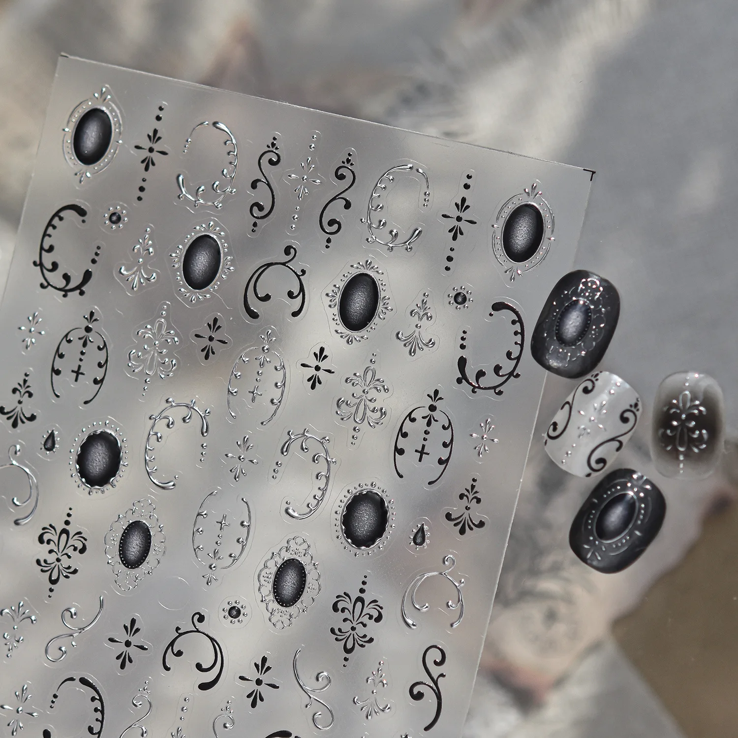 Barok Fransız Sarayı 5D Tırnak - Waterslide Decal Paper incelemesi ve fiyatı