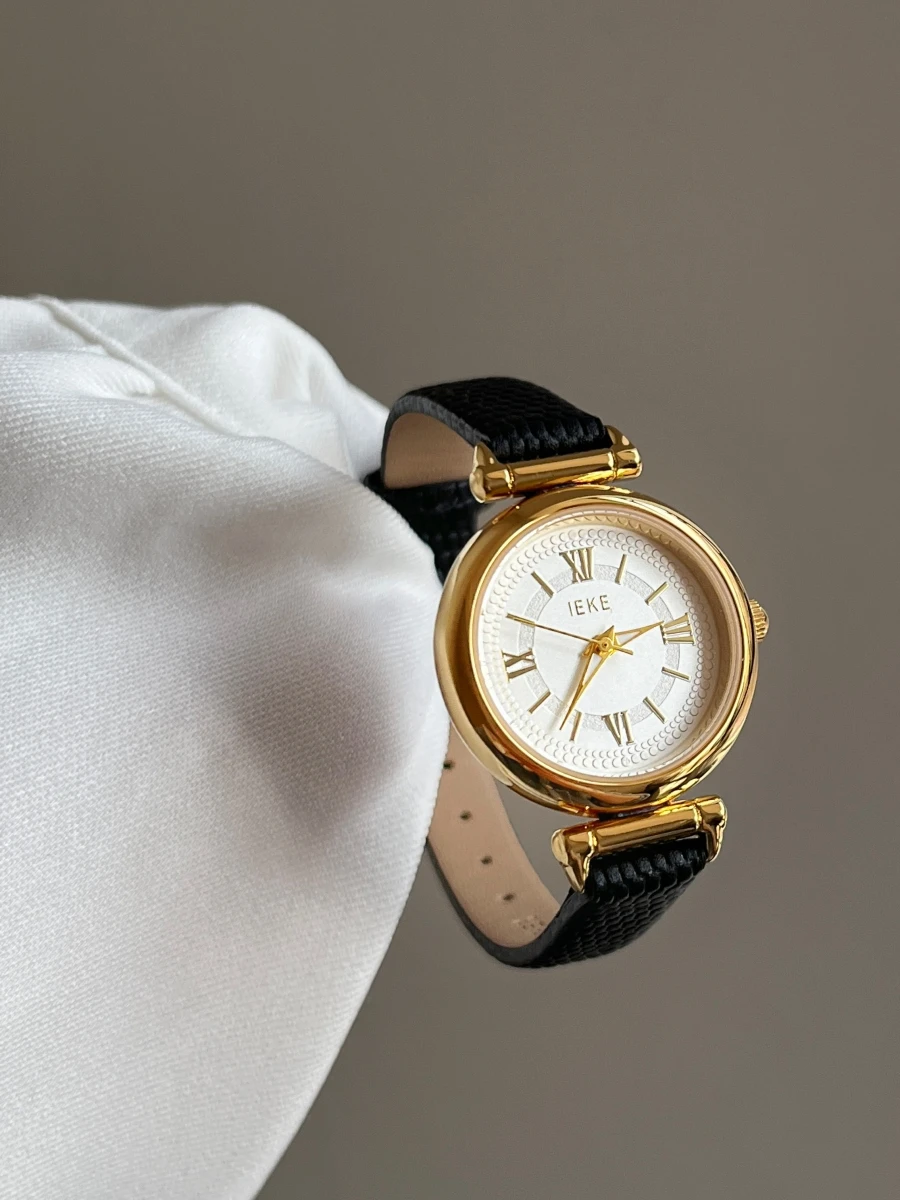 New Luxury Round Women'S Watch, Simple, Exquisite, Casual, And Elegant Quartz Watch. A Great Accessory And Gift For Women.