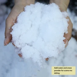 Simulation Artificial Snow Powder/Dry Snow For Making Christmas Snowball Building Garden House Scene Layout Diorama Material 30g