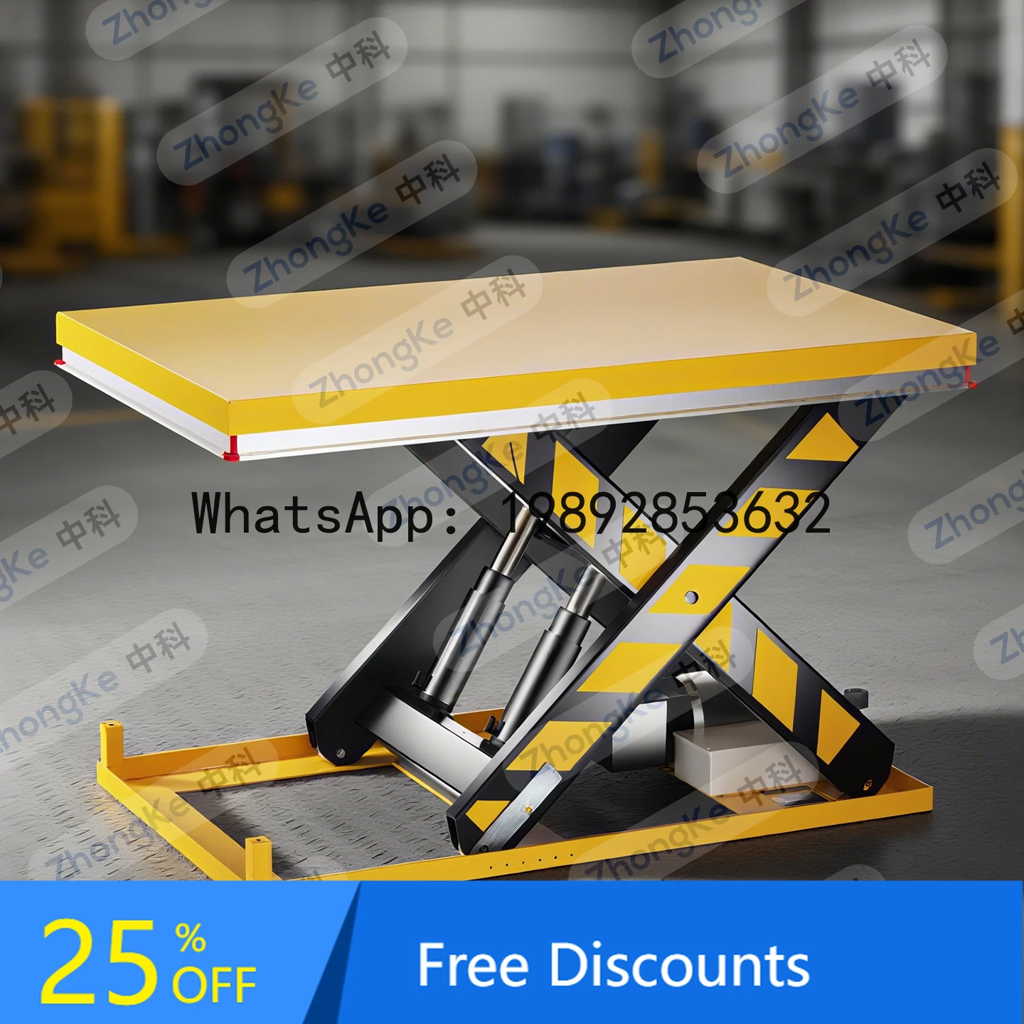 YFY Fixed Hydraulic Lifting Platform Machine for Lifting and Unloading, Stage Scissor Lift, Small Electric