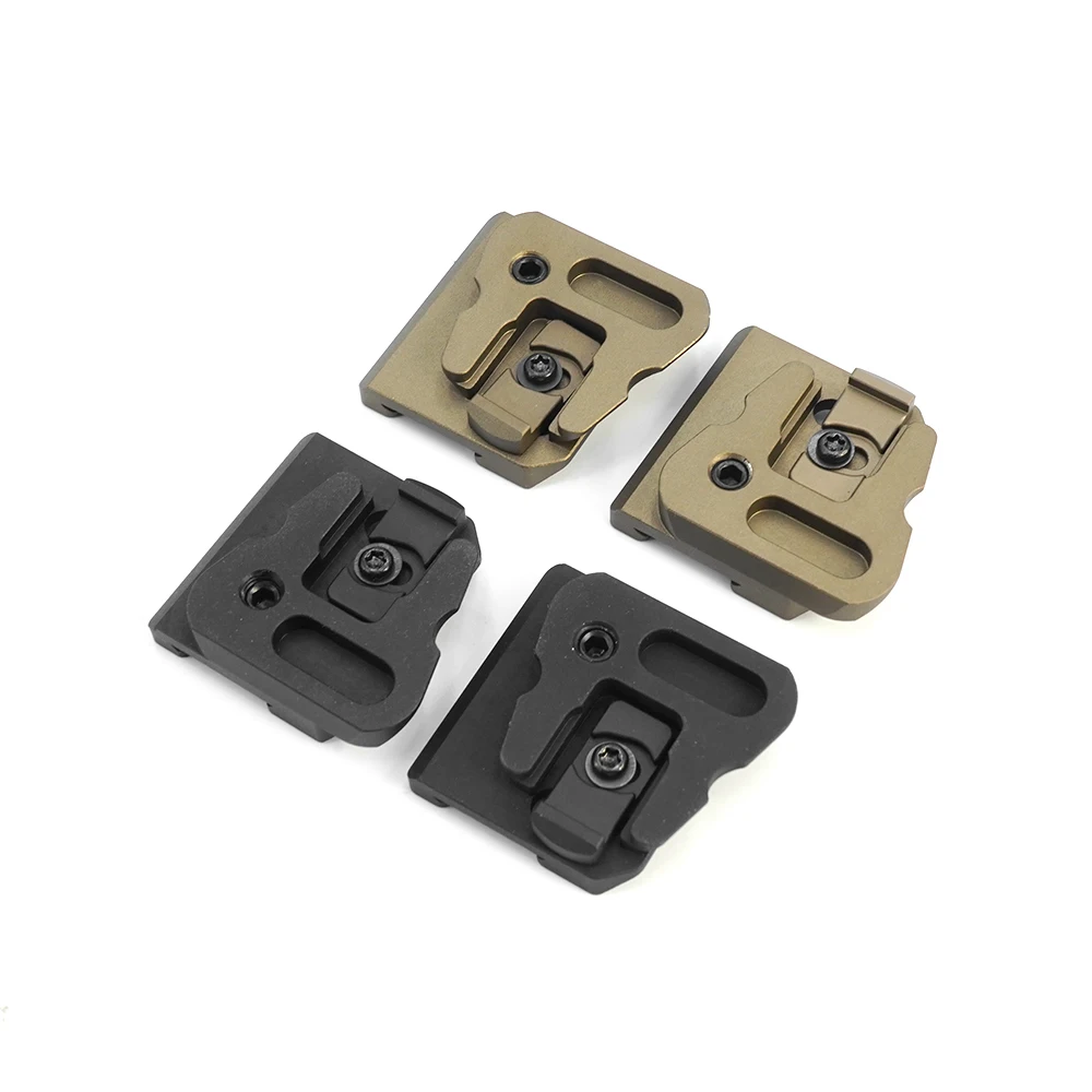 SPECPRECISION Tactical KVC K-Clip Shoe Sets 2PS Metal Helmet Mount Dovetail Conversion Adapter PVS-14