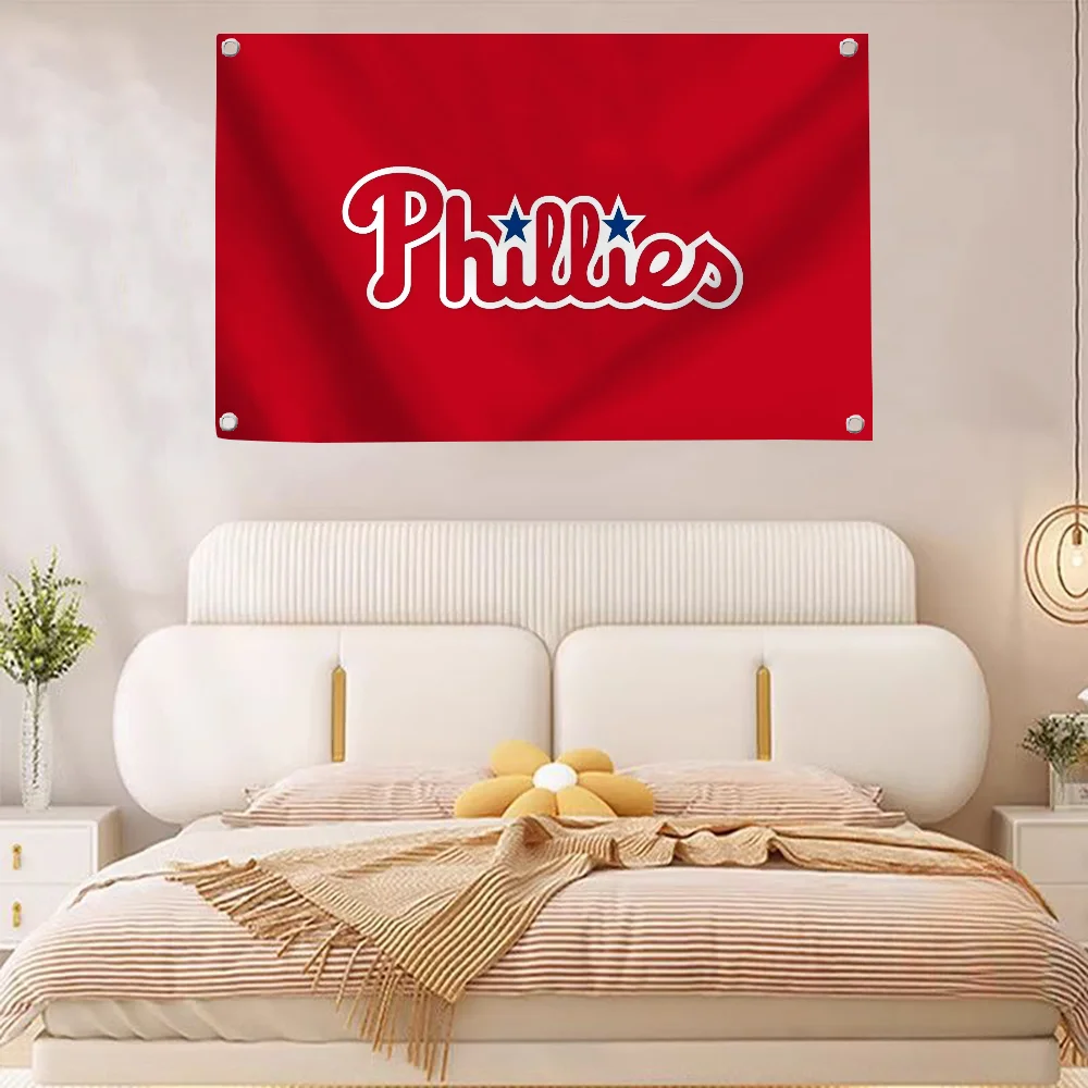 Club Flag Pride Flag Flag to Hang Flags for Rooms Banner Philadelphia P-phillies Funny Flags and Banners Outdoor Decorations