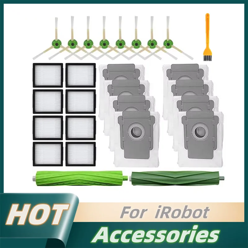 

for iRobot Roomba I7 I7+ I3 I3+ I4 I4+ I6 I6+ I8 I8+ J7 J7+ E5 E6 E7 Filter Main Brush Mop Cloth Dust Bag Bracket Vacuum Cleaner