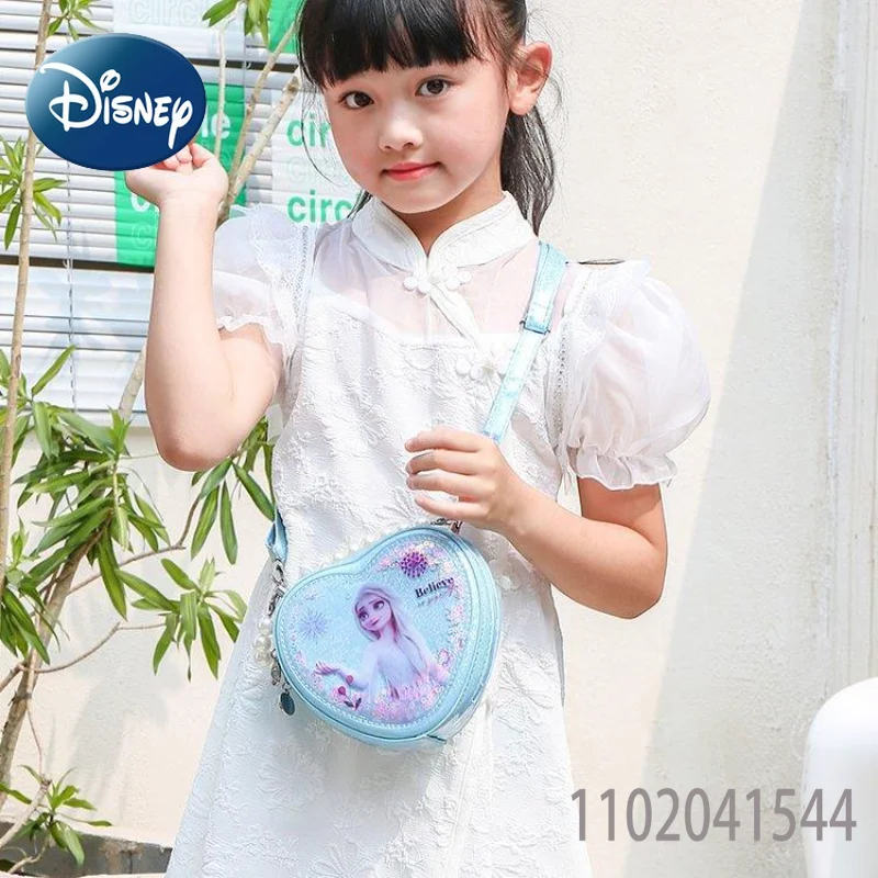 Disney Girls Shoulder Bag Frozen Elsa Princess Children's Tote Crossbody Bag High Quality Cute Style