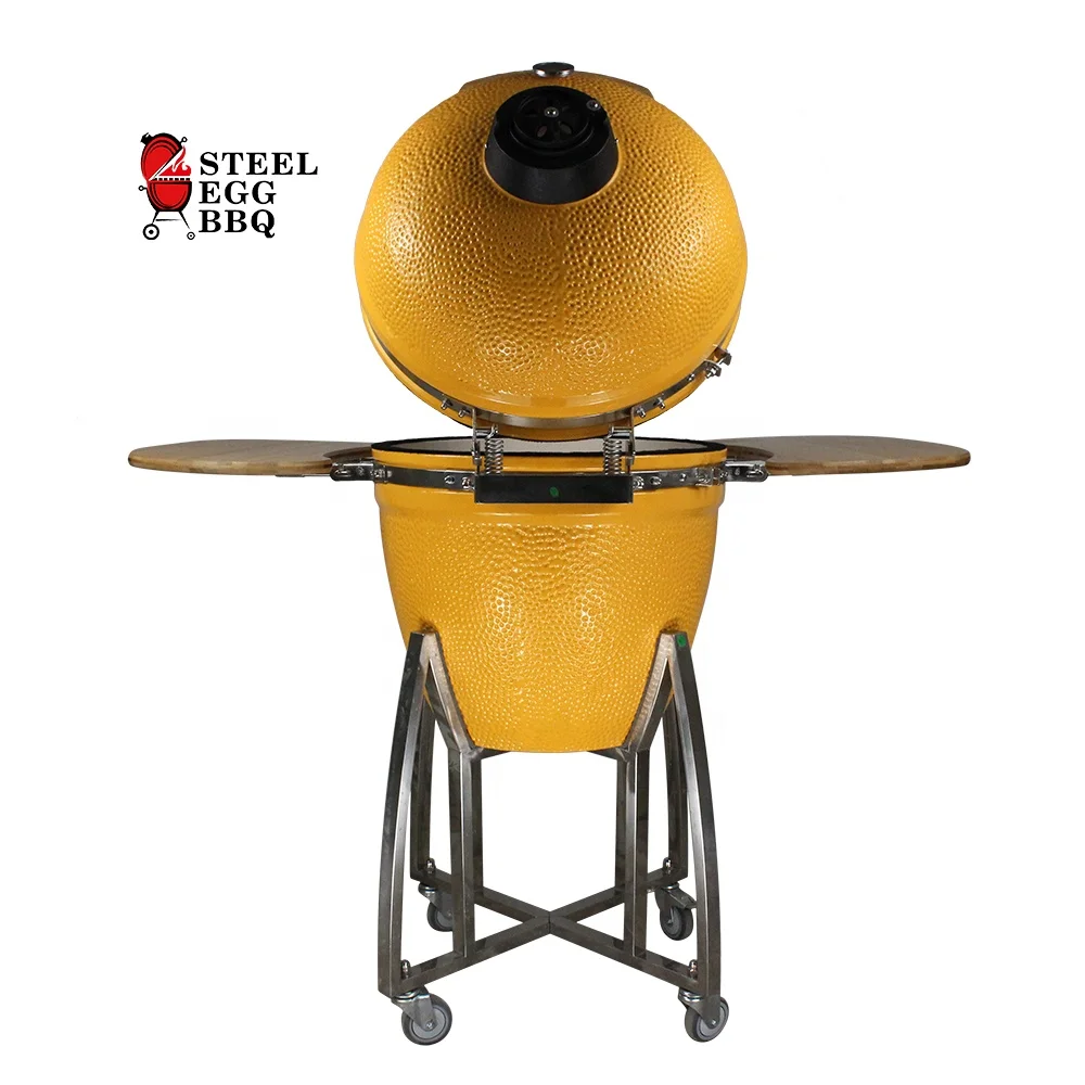 Factory Price Round Barbecue Barbeque Grill Dome Kamado Lamb Lobster Fish Meat Chicken Beef Steak Bbq Grill For Peru Chile