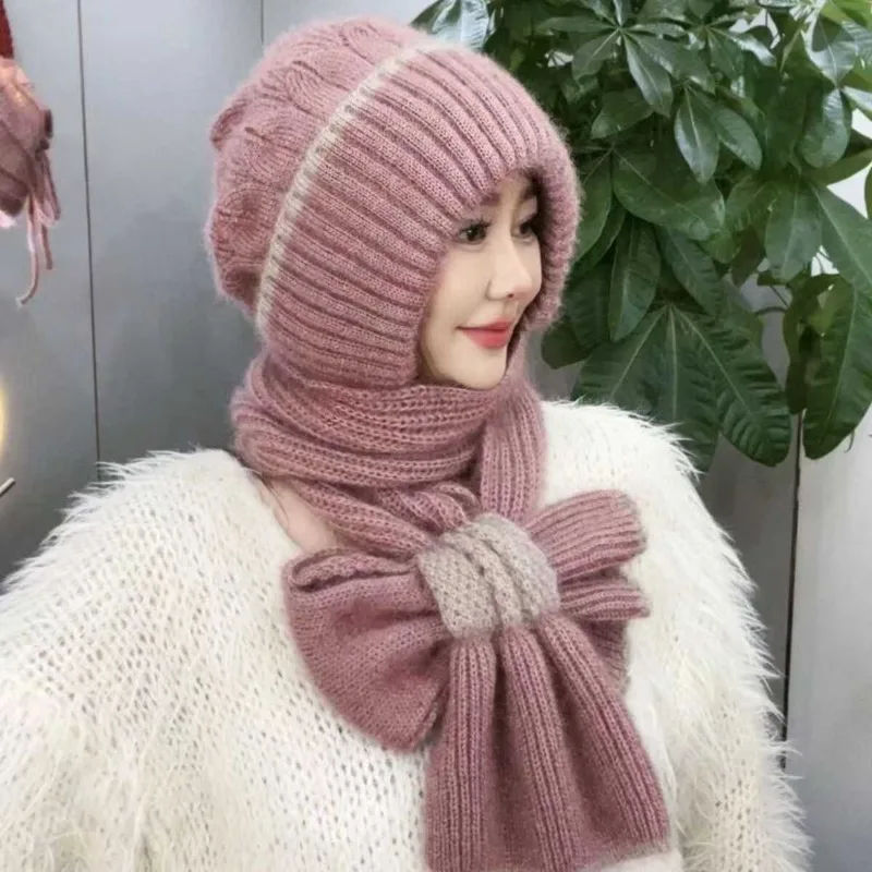 Nieuwe Mode Met Fluwelen Herfst En Winter Leeftijd Reductie Snowcap Winter Sjaal Een Dikke Eekhoorn Fluwelen Hoed Om Warm Gevederde Te Houden