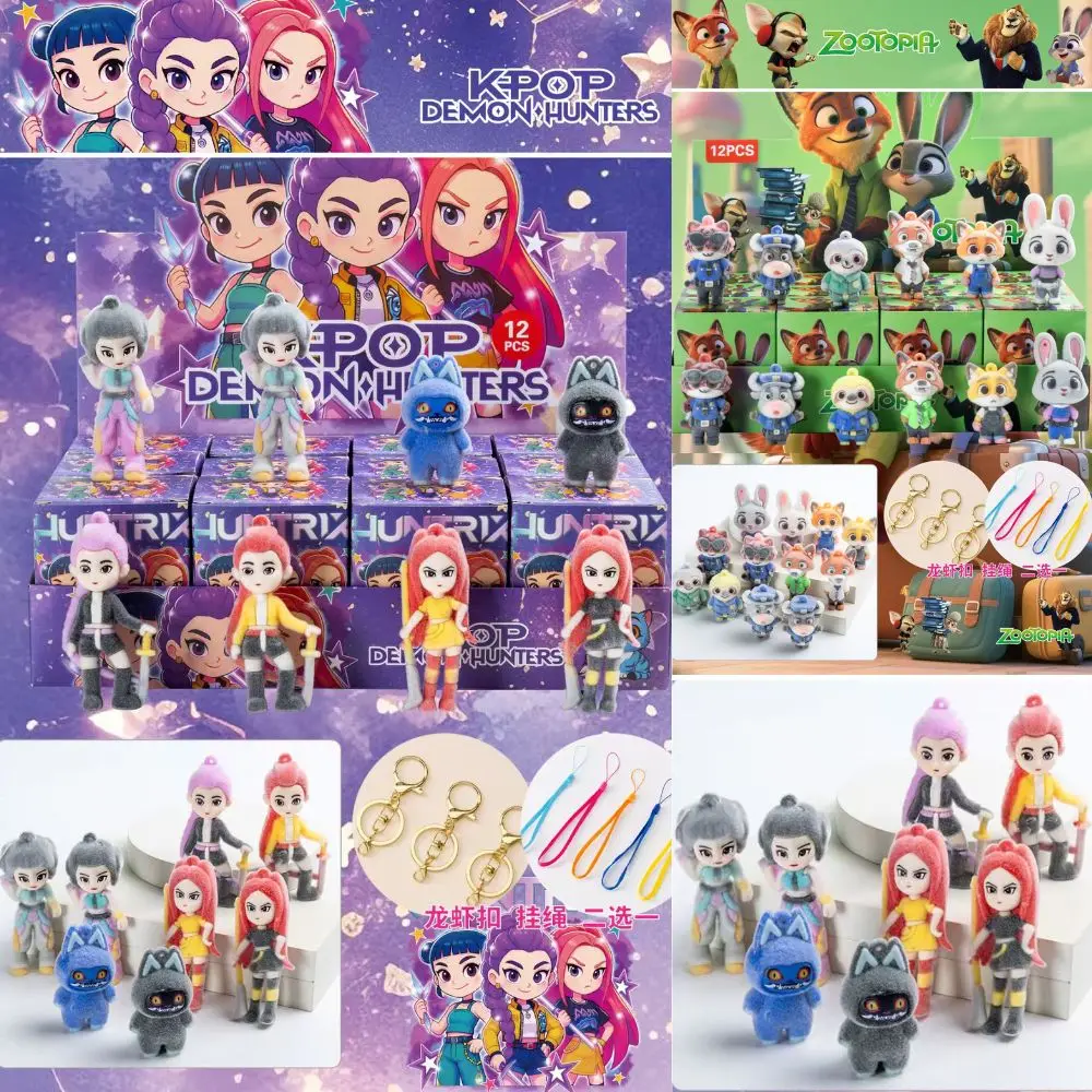 aa NEW 2025 K-pop Demon Hunters Blind Box Devil Saja Collect Anime Figure Kid Party Cosplay Gaming Cartoon Christmas Gifts Toys