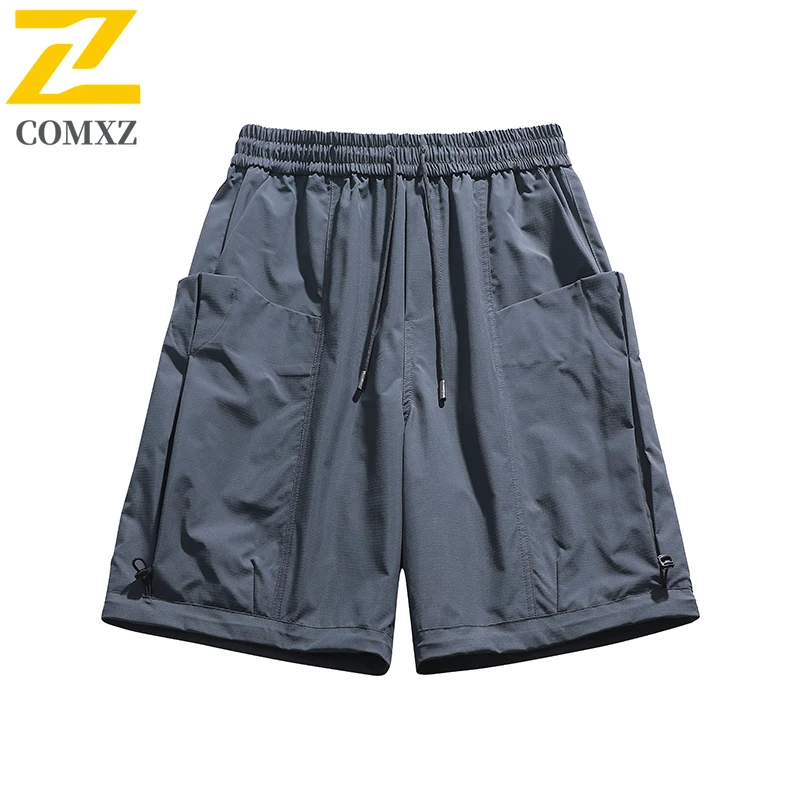 

Quick Drying Men's Casual Pants Summer New Ice Silk Lightweight Breathable Workwear Shorts Outdoor Cycling Hiking Sports Shorts