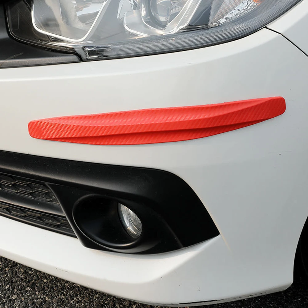 

2pcs Car Bumper Protector Strip Guard Corner Protection Strips Scratch Protector Crash Blade Anti-collision Auto Accessories