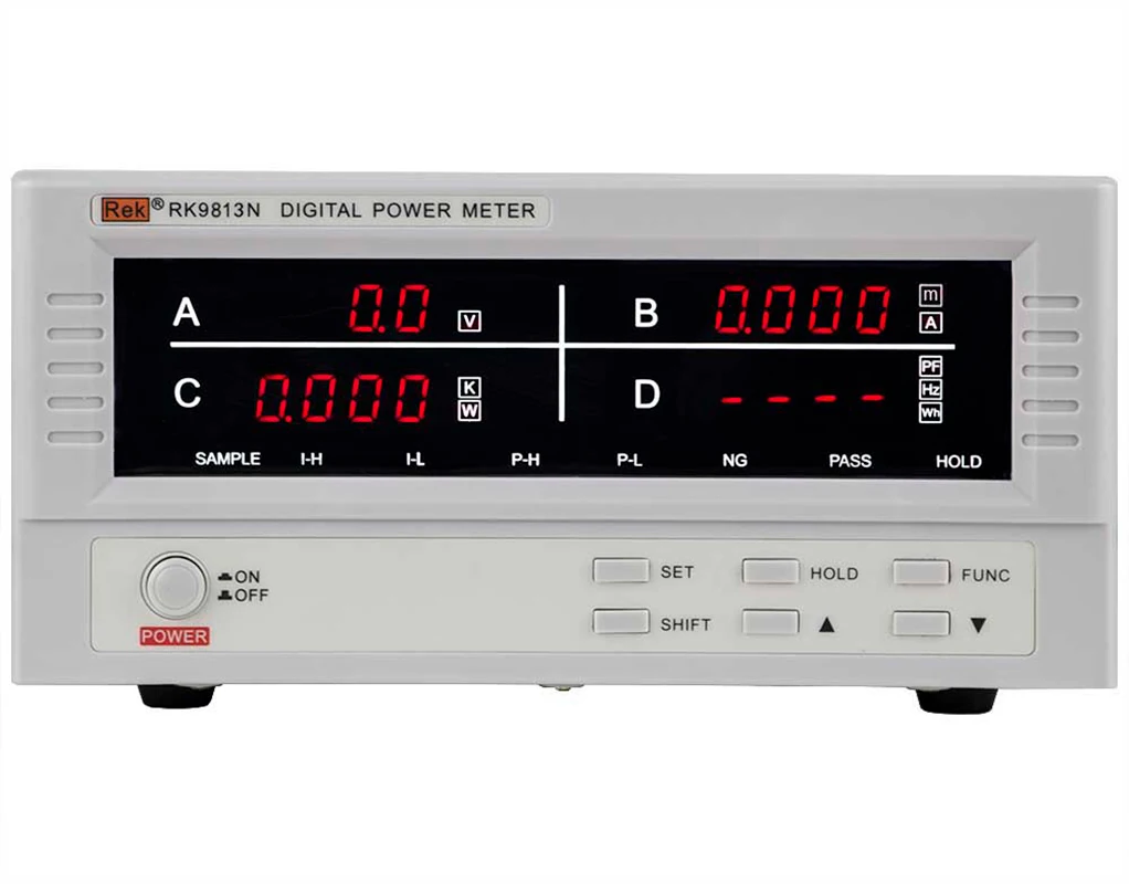 intelligent power tester measures single-phase electrical equipment voltage current power parameter display Digital Power Meter