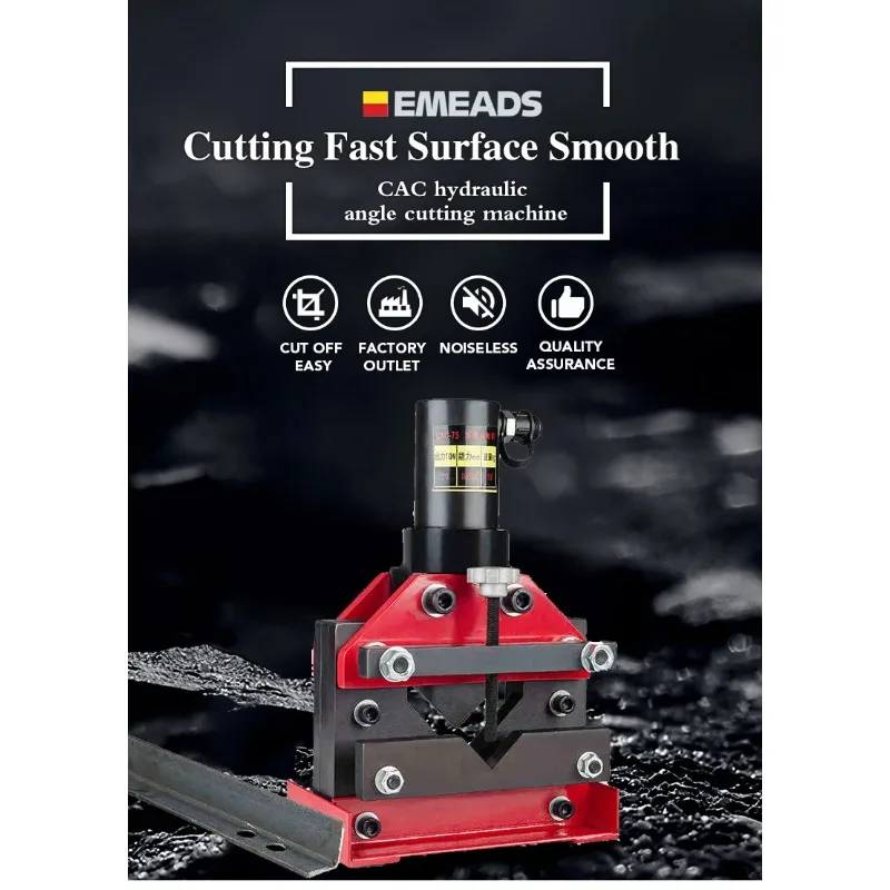 CAC-110 Split Bus Processing Machine Angle Steel Cutting Machine Hydraulic Angle Iron Cutters Hydraulic Cutting Tool