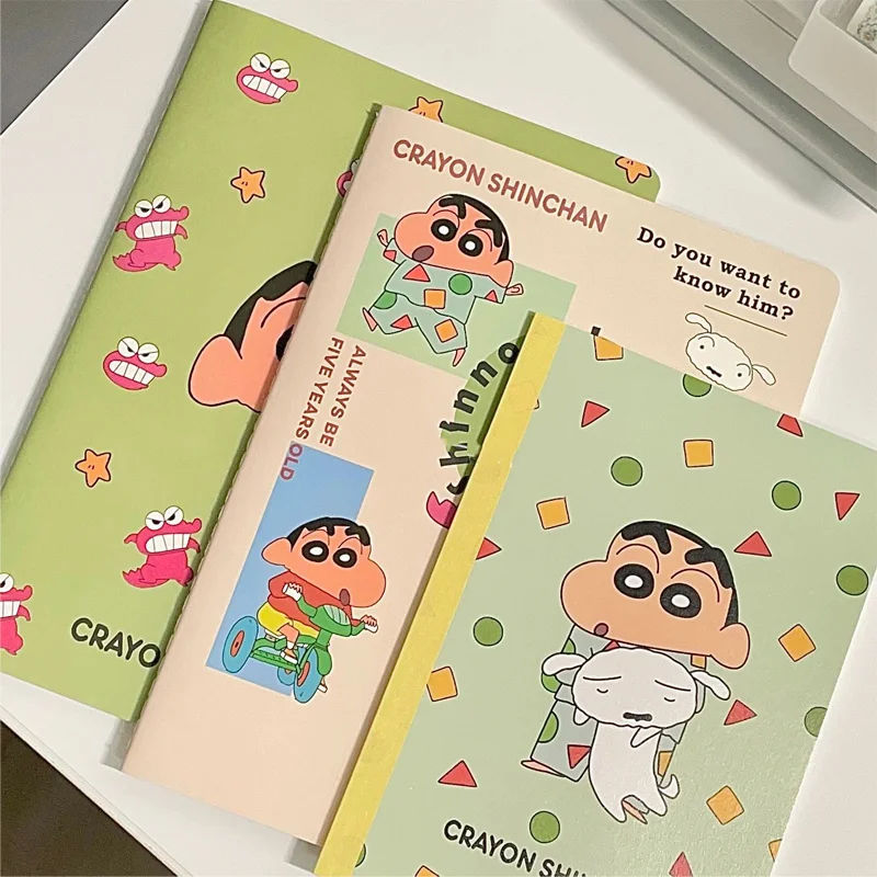 Cuaderno de estilo japonés de línea Horizontal, 30 páginas, crayón, serie Shin-chan, B5, lindo, regalo kawaii, nuevo, caliente