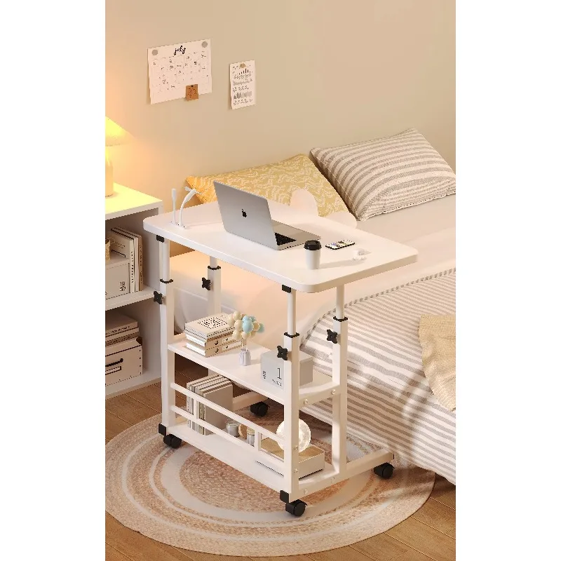 طاولة طعام طبية عالية الجودة قابلة للتعديل فوق السرير مع طاولة بجانب السرير مع عجلات طاولة بجانب السرير في المستشفى #6