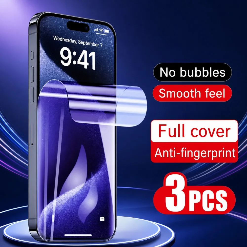 3PCS Hydrogel Film For Realme 5 6 7 8 9 10 11 12 13 14 15 Screen Protector For Realme 5 Pro 6 Pro 7 Pro 8 Pro 9 Pro