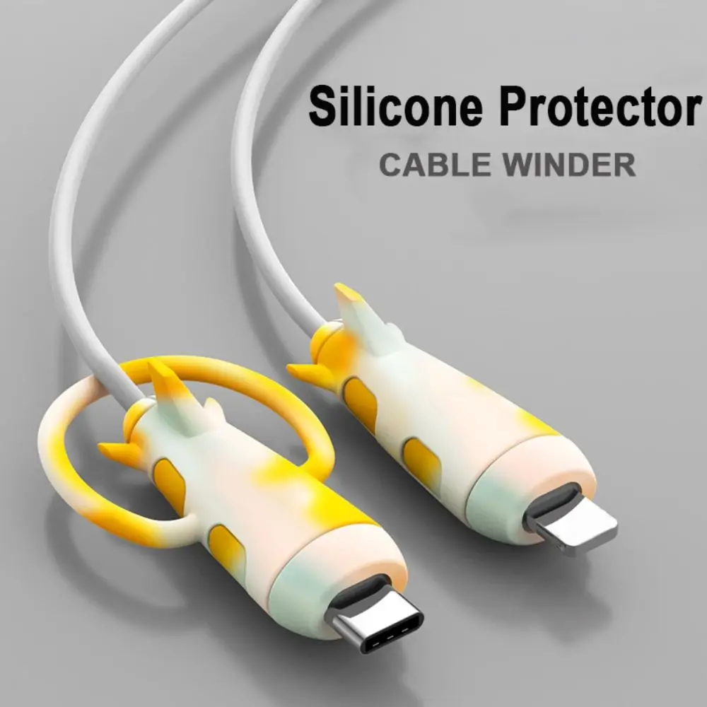 New Cable Protector Soft Silicone Cover Type C Charger Cable Protector Practical Accessories