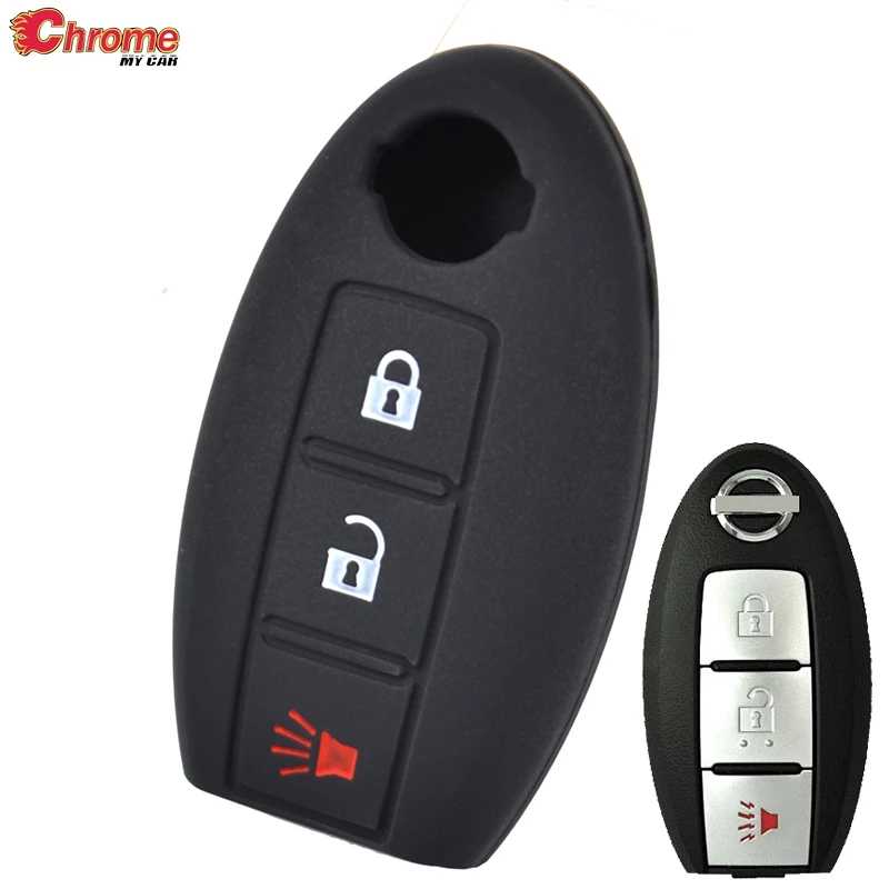 

Силиконовый чехол для ключей для Nissan Micra March Juke Note Leaf 370Z Cube Qashqai Murano Pulsar, защитный чехол для брелока без ключа