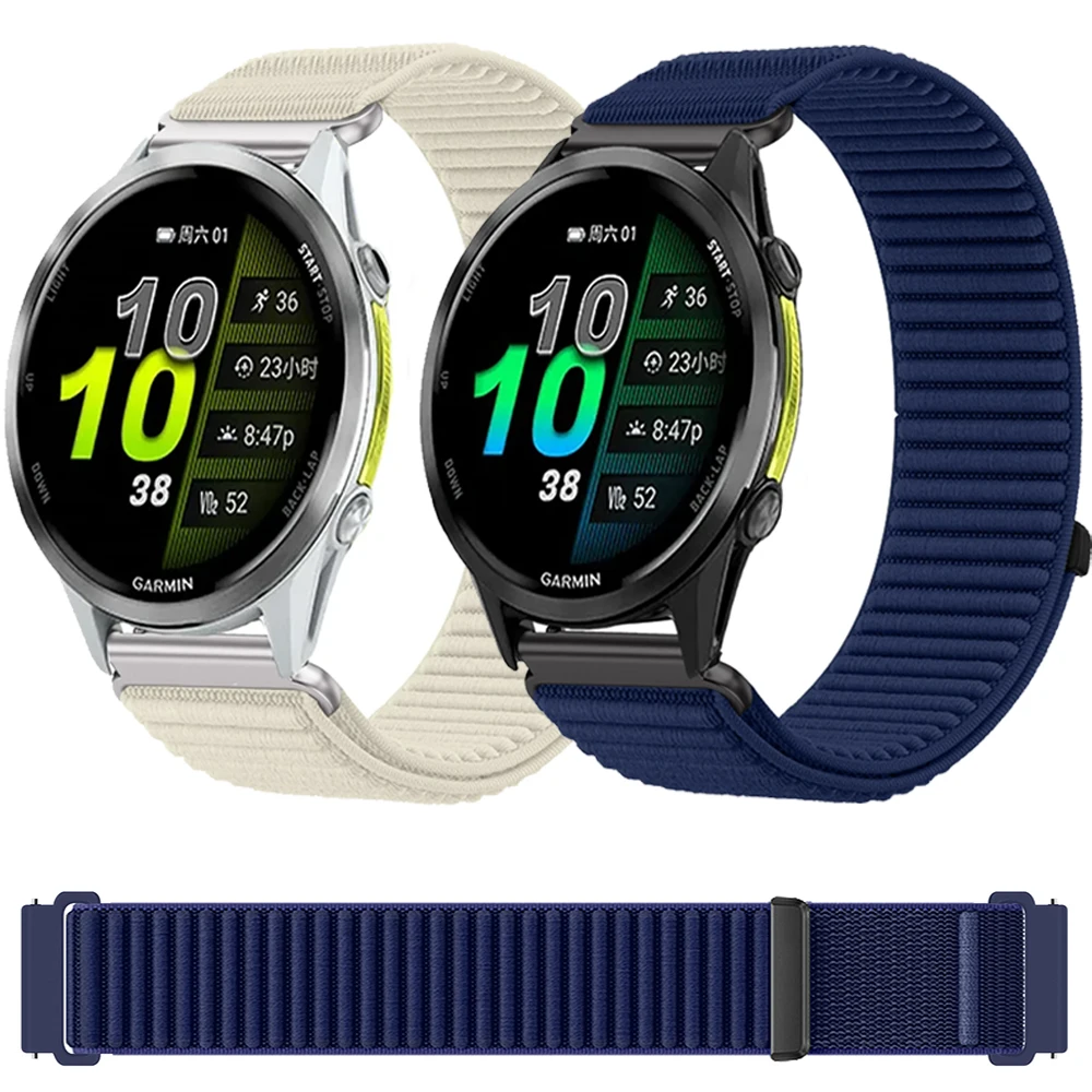 �y�Z�[�����z18mm 20mm 22mm �i�C�������[�v�X�g���b�v Garmin Forerunner 970 570 965 955 165 55/Venu 4 45mm 41mm �u���X���b�g Garmin Vivoactive 6 5�p