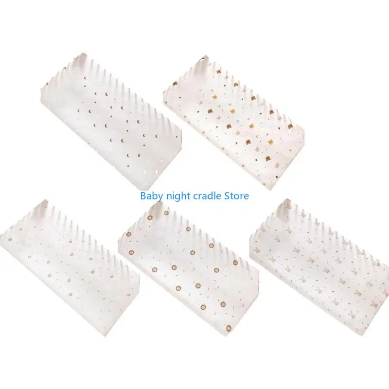 

J2FF Fitted Bassinet Sheet Printed Fitted Sheet for Baby Cradles Basket Pad Sleeve