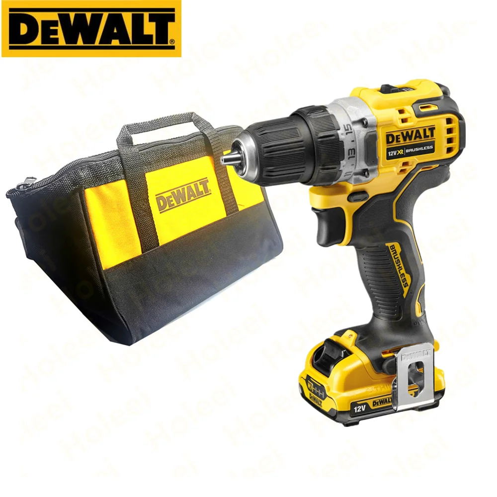 DEWALT 12V Cordless Drill Driver Kit DCD701 Brushless Motor Electric Drill Screwdriver With 2.0Ah Lithium Battery Power Tools