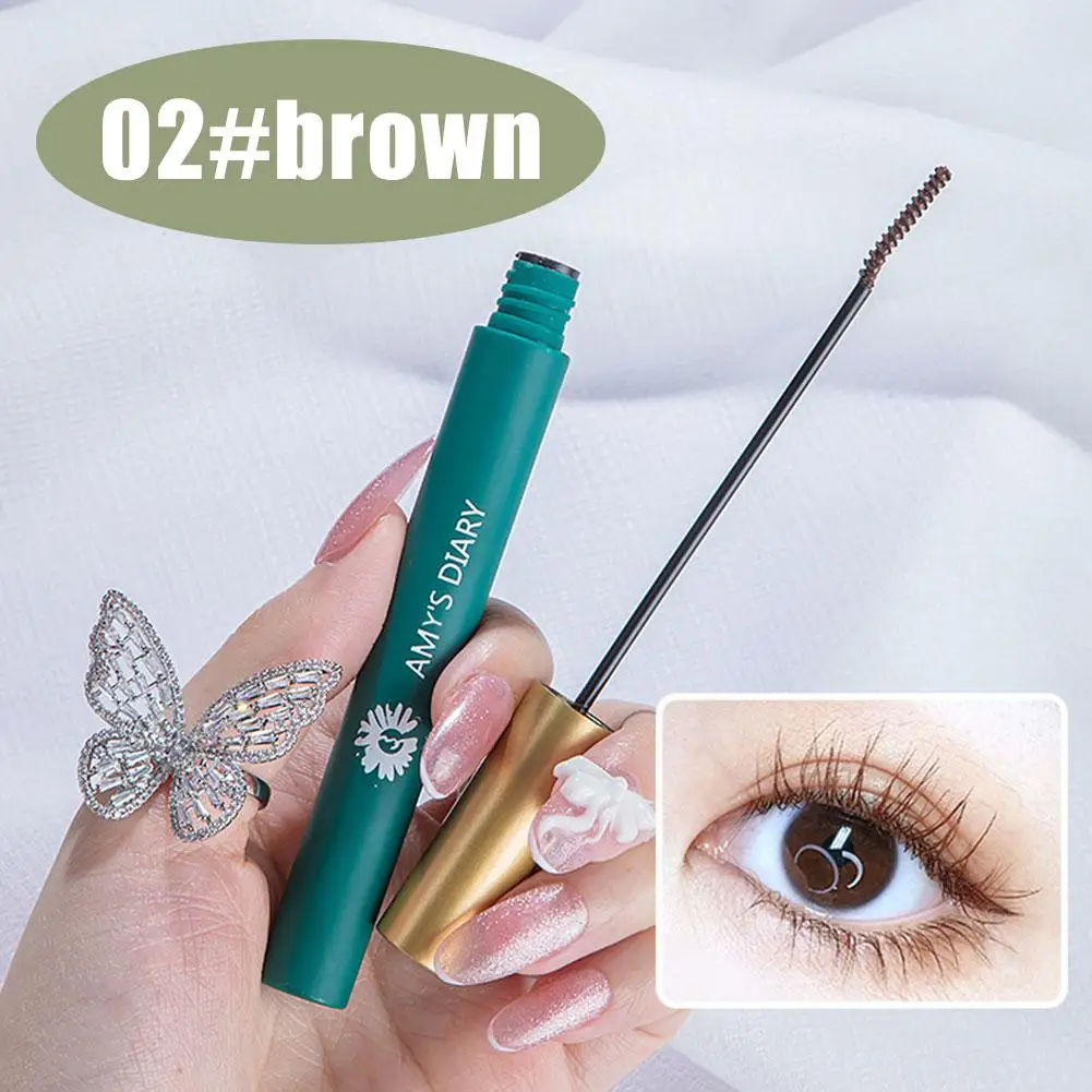 Korean Cosmetics Black Mascara Lengthens Eyelashes Mascara Grafting Brush Ultra-fine Cosmetic Mascara Quick-drying Makeup