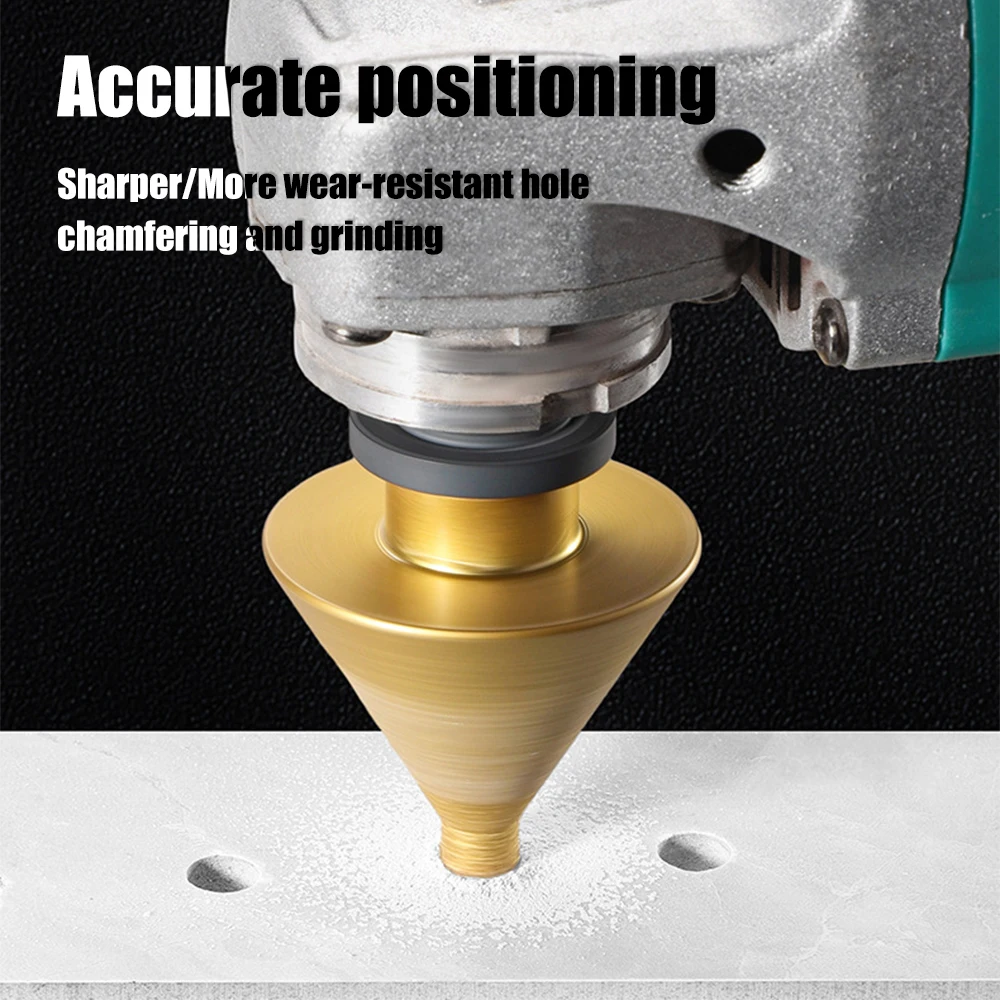 M10 Thread Diamond Beveling Chamfer Bit For Shaping in Granite Marble Tile Ceramic Holes Trimmingand Cleaning
