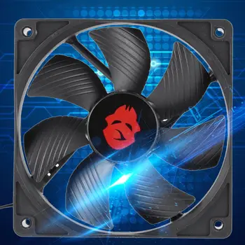 12cm velký 4pinový vysokorychlostní stolní ventilátor pro šasi 12V počítačové skříně, chladič 10 nejlepší prodej 12V DC ventilátor - №5