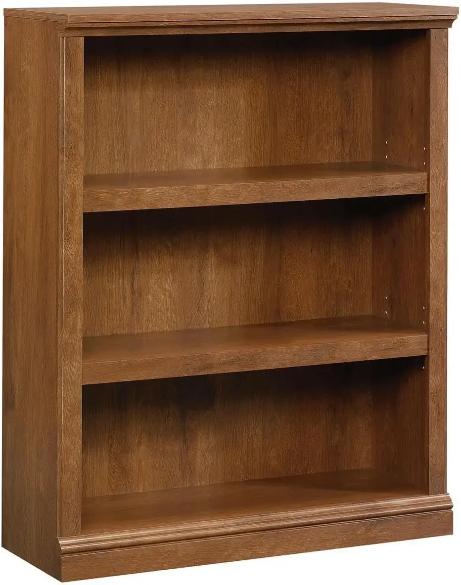 Miscellaneous Storage 3-Shelf Bookcase/ Book shelf, Oiled Oak finish