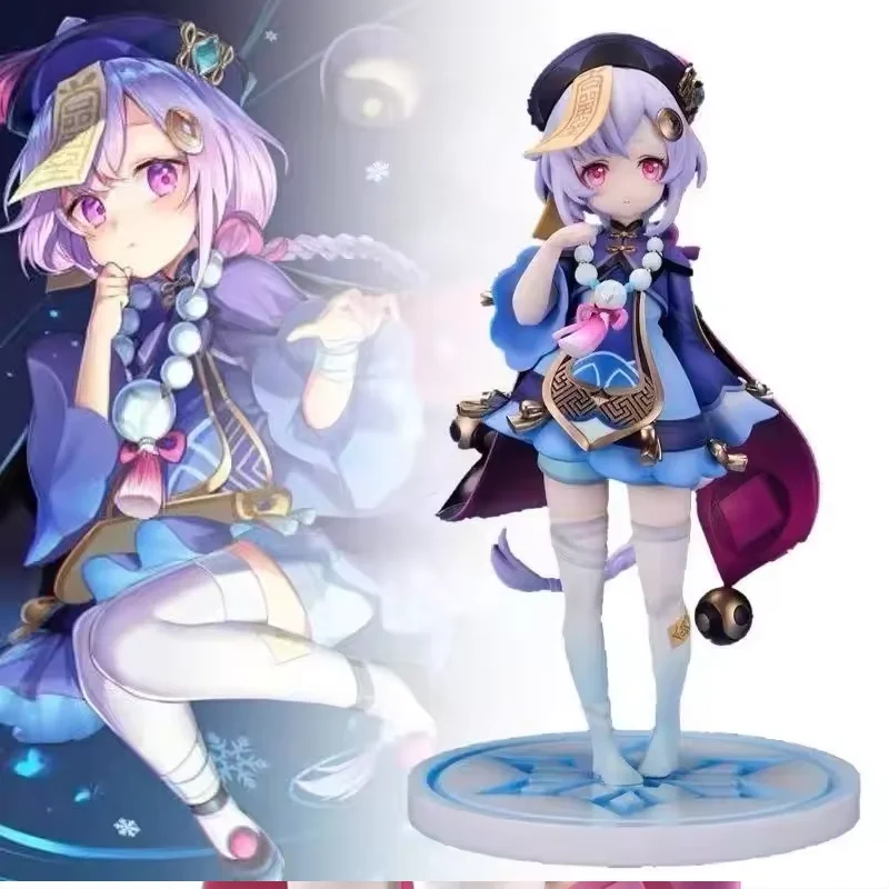 

hot Genshin Impact Figures Anime Qiqi Doll Action Figure PVC Model Collect Room Decoration Toys for Children Birthday toy Gifts