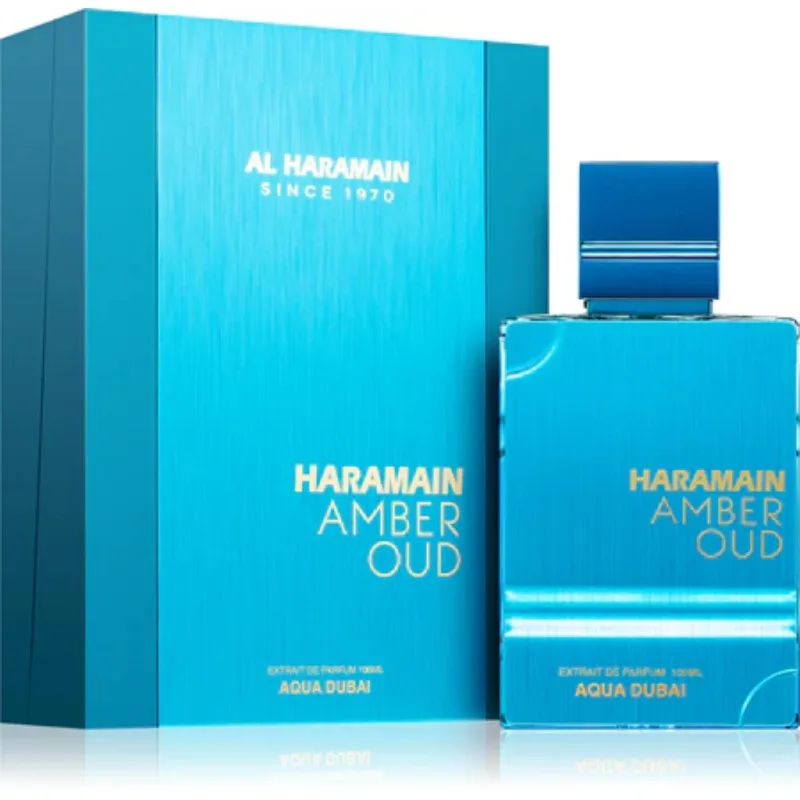 Al Haramain Amber Oud Aqua Dubai Eau de Parfum Spray للجنسين 60 مل عطور عربية أصلية عطر فيرومونات عطرية دائمة