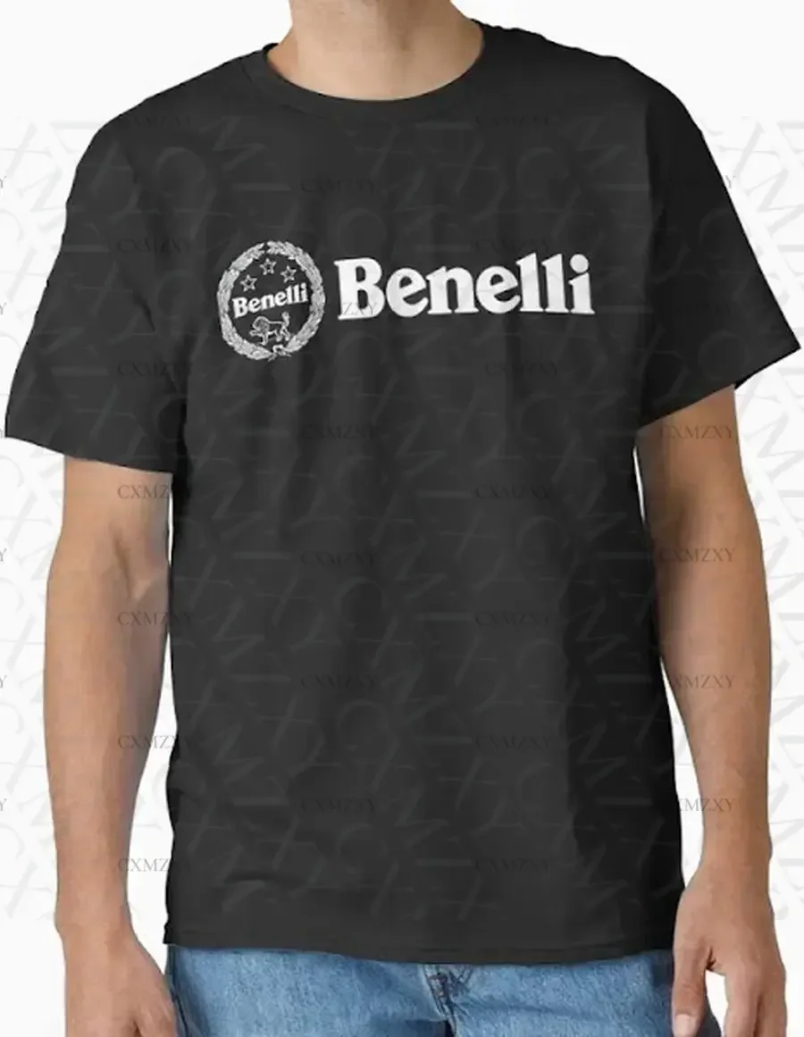 

016 Italy Ben Motorcyle Motorcycles logo Tee T Shirt men Rider Top For Fans Racing Gift