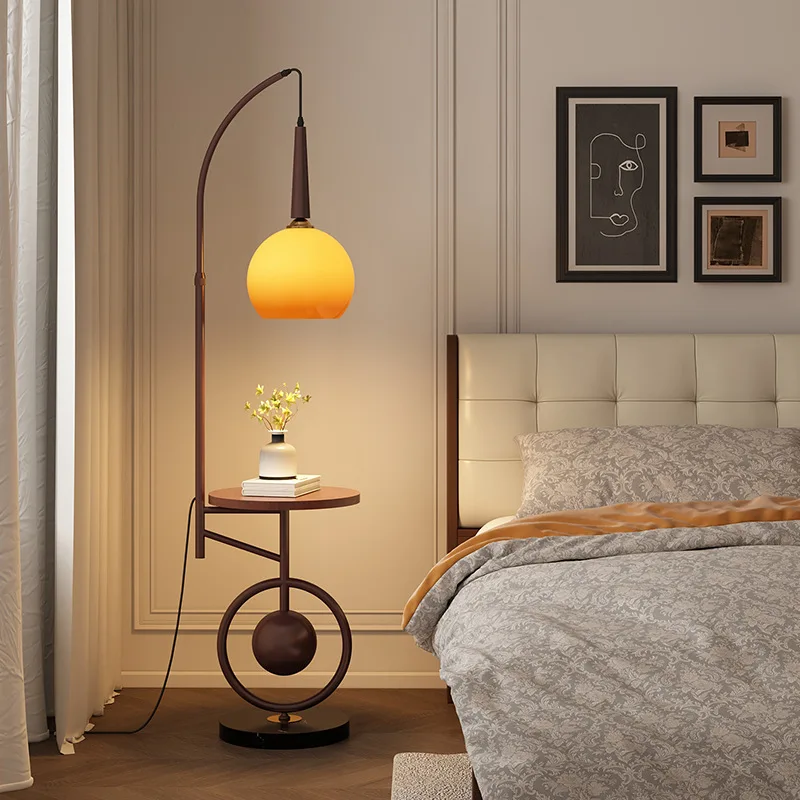 Medieval style, a few floor lamps by the living room