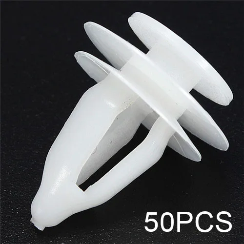 50pcs Exterior Side Moulding Clips Door Trim Clips For Citroen Saxo Xsara Berlingo Car Fastener Parts