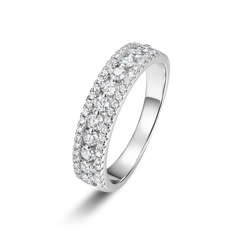 

Роскошное блестящее кольцо для ночного клуба, твердое серебро 925, муассанит, блестящее круглое обручальное кольцо со льдом для мужчин и женщин, ювелирные изделия в стиле рэпер