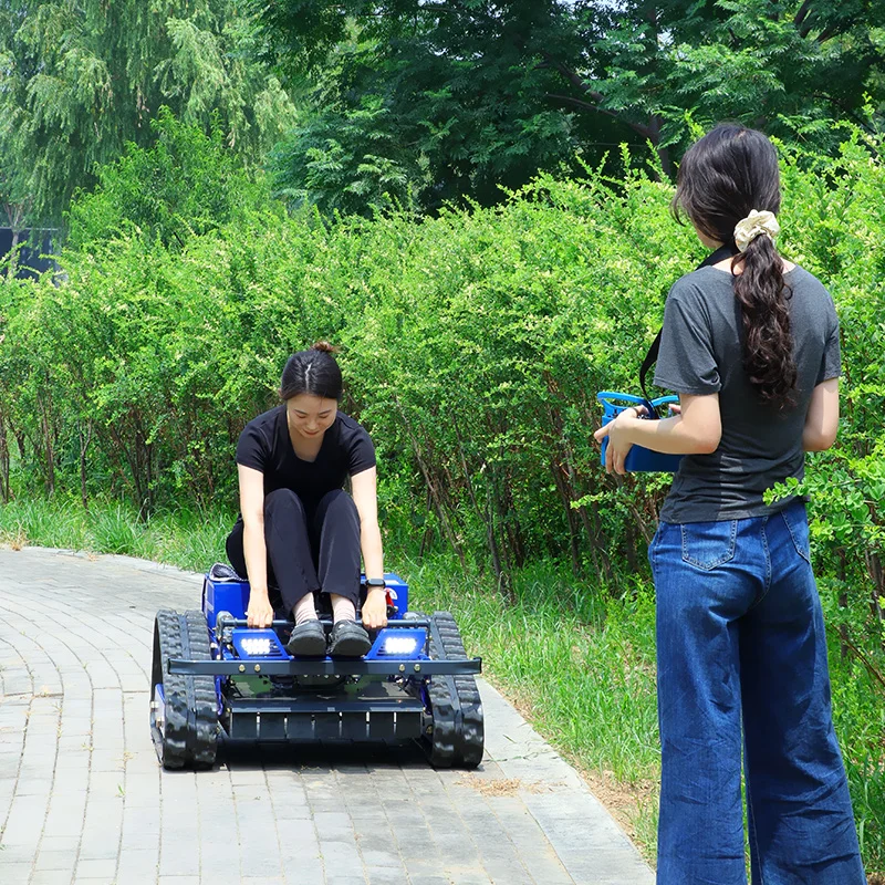 ที่กําหนดเองคุณภาพสูง All Terrain Ai Remote เครื่องตัดหญ้าเครื่องยนต์ 550 มม.รีโมทคอนโทรลการเกษตรขี่รถแทรกเตอร์สนามหญ้า