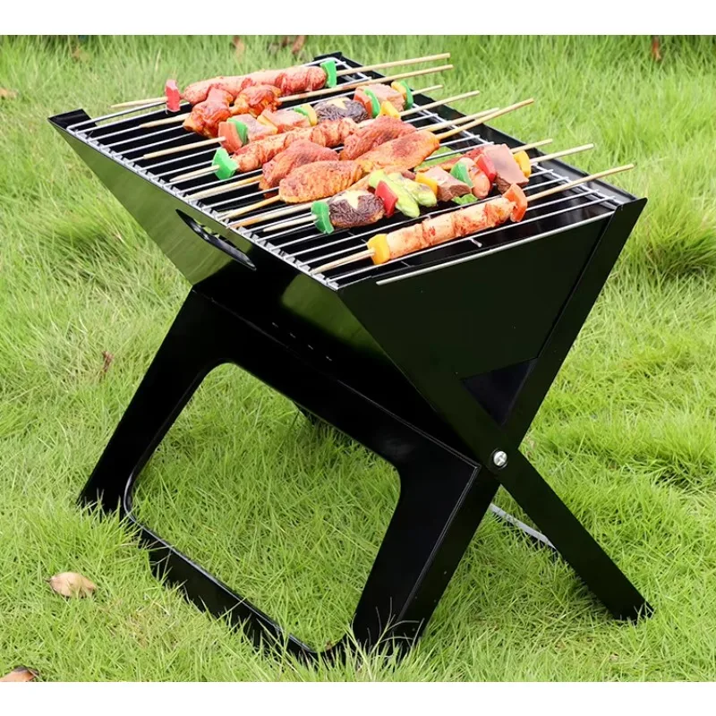 

Уличные грили для барбекю из нержавеющей стали, термостойкие металлические угольные грили