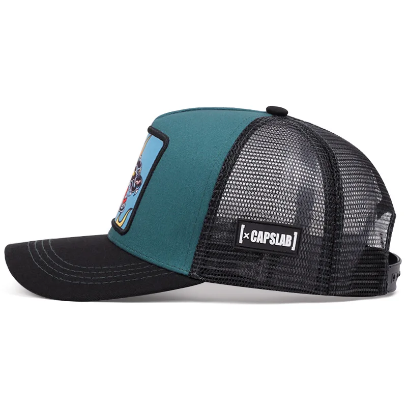 1 PC ใหม่ Black Panther เบสบอลหมวกสําหรับแรเงากลางแจ้ง,กีฬาตาข่าย,Breathable Duckbill หมวก,หมวกคนขับรถบรรทุก