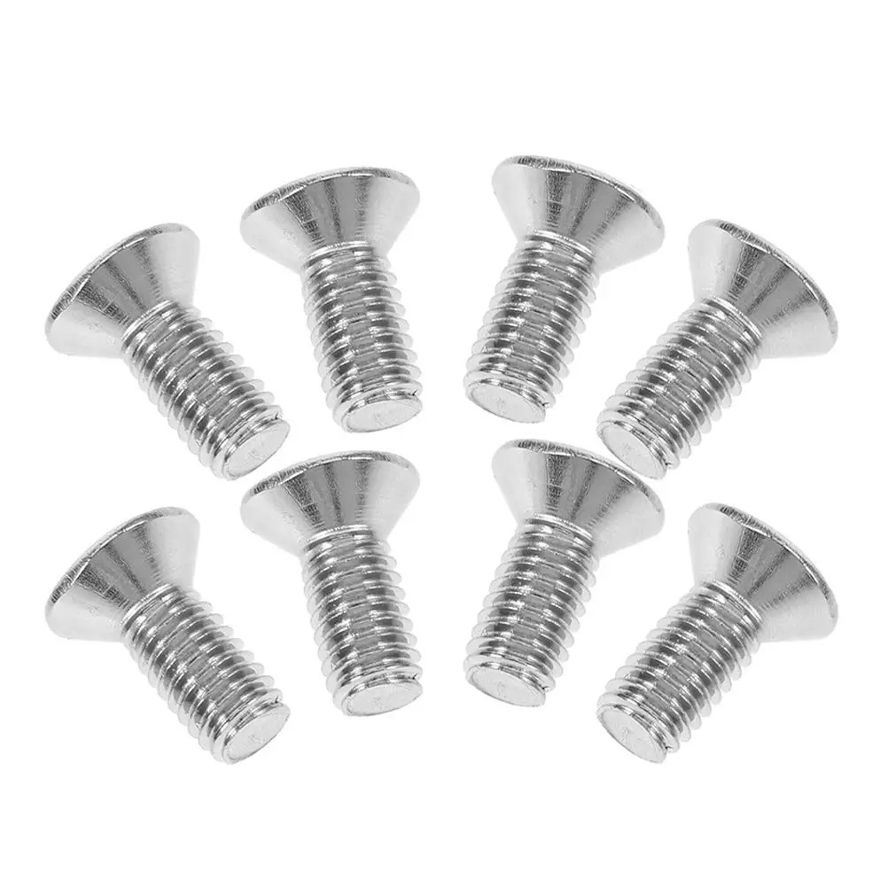 

8 Pcs Silver Brake Disc Fixing Screws Front Disk Rotor Bolts Auto Body Durability Stainless Steel Performance Easy