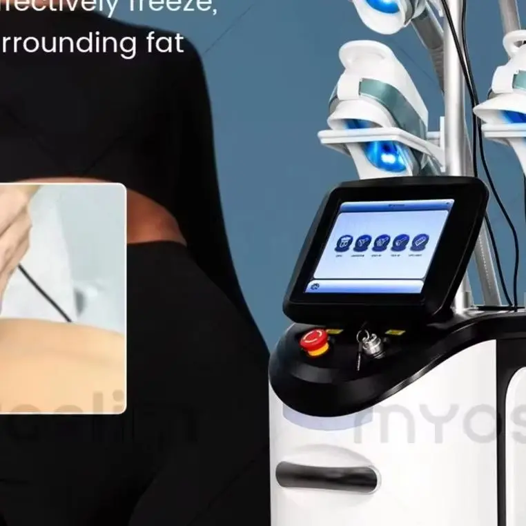 360° Cryolipolysis Slimming Equipment Fat Freezing Treatment For Effective Weight Loss Cellulite Reduction ith Vacuum Cavitation