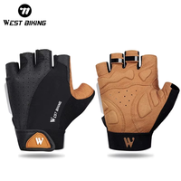 WEST BIKING Sports Cycling Gloves Half Finger Men Women MTB Bike Gloves Running Fitness Gym Riding Motorcycle Bicycle Gloves