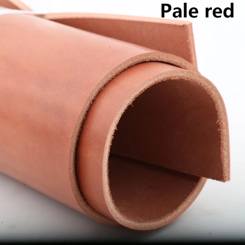 Hard cowhide leather material, whole piece of cattle vegetable tanned leather, top layer cowhide, 4mm thick leather, carving kni image 3