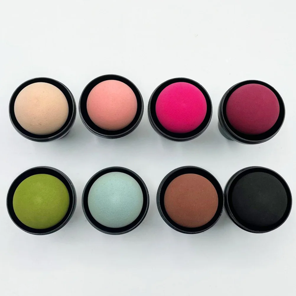 10 セット 10 メイクアップ美容パウダースポンジファンデーショントライアングルソフトシンプルパフ弾性アプリケーターポータブル毎日