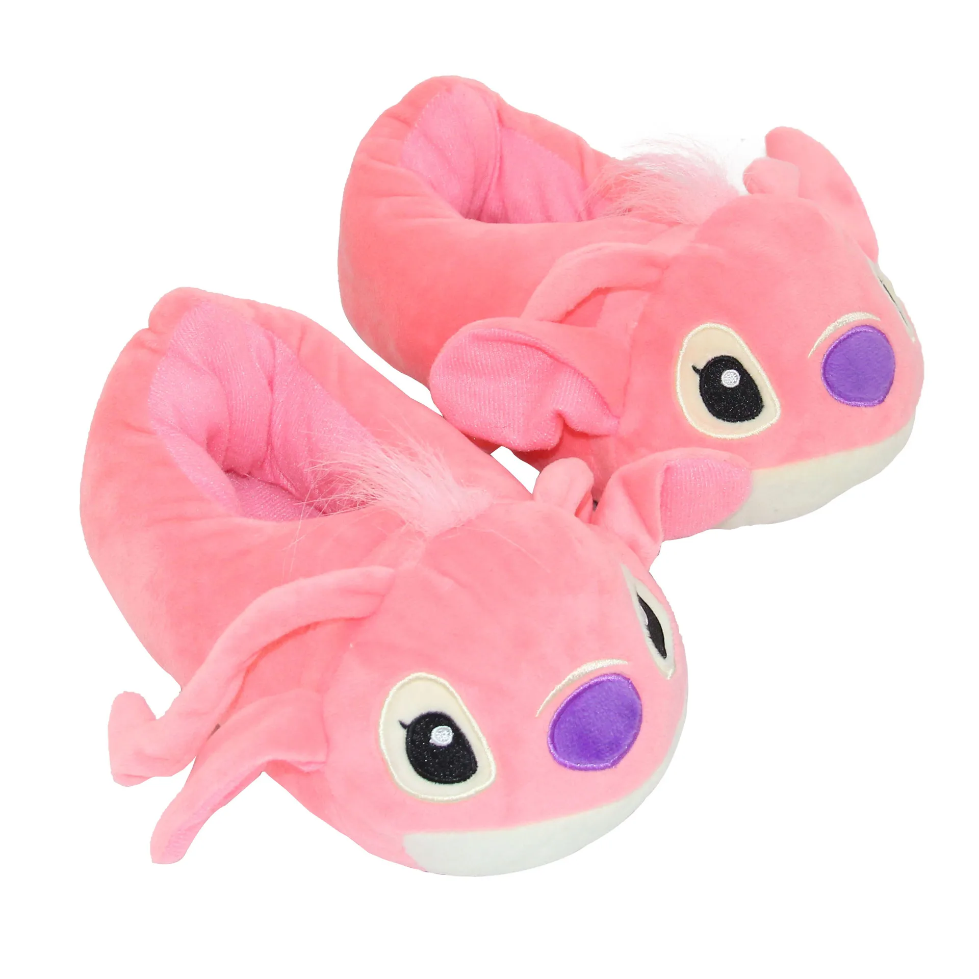 Pantoufles en coton peluche Lilo & Stitch, taille unique, pantoufles de maison tout compris, Anime mignon, chaussures chaudes antidérapantes pour l'hiver, cadeaux