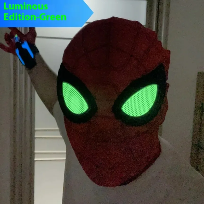 Halloween Cosplay Spiderman Headgear Mask Myers Far From Home Props Anime Figures Eye Glow Mask Adult Children Toys Adults Gifts