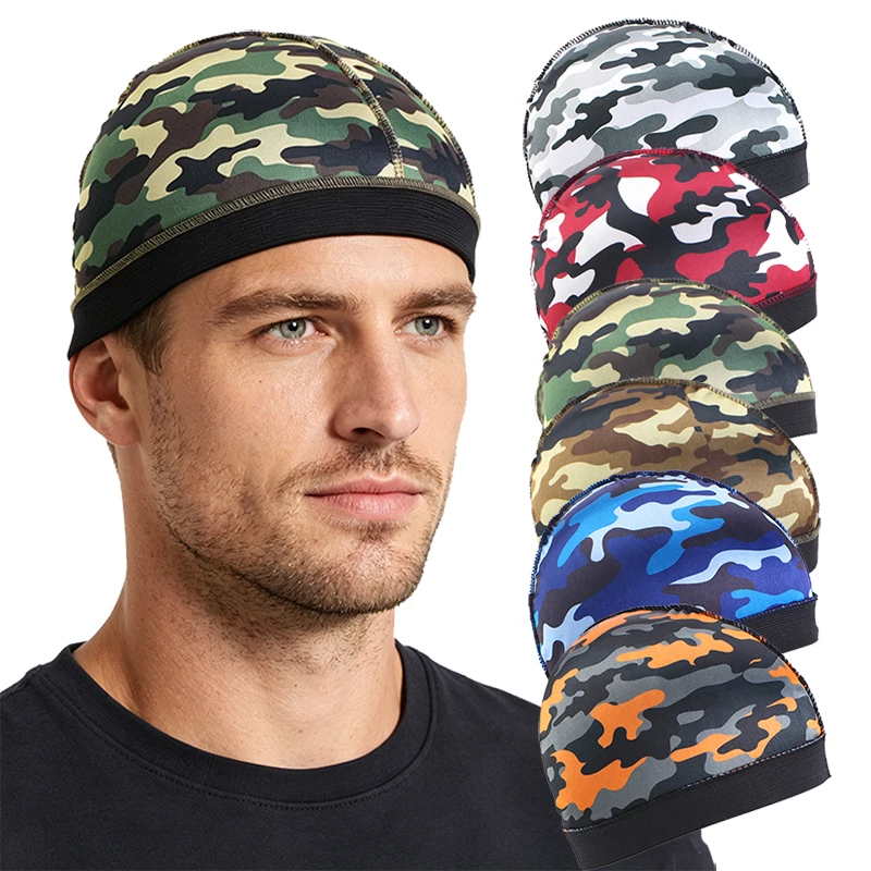 Leichtes Modell, seidige Kappe, elastische 360-Grad-Wave-Stretch-Kappe, bunte Musterkappe für Erwachsene, Wave-Dome-Kappe mit Riemen für das Haar zum Schlafen