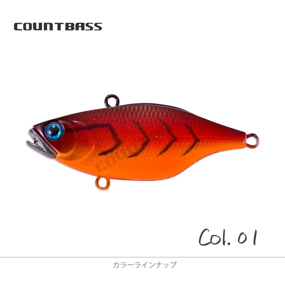 Count bass 60mm 2-1/4 "3/8g 11,7 oz. Vibrations köder Wobbler lipless Kurbel köder Angler Angel köder la peche au leurre Hardbaits – Detail 11