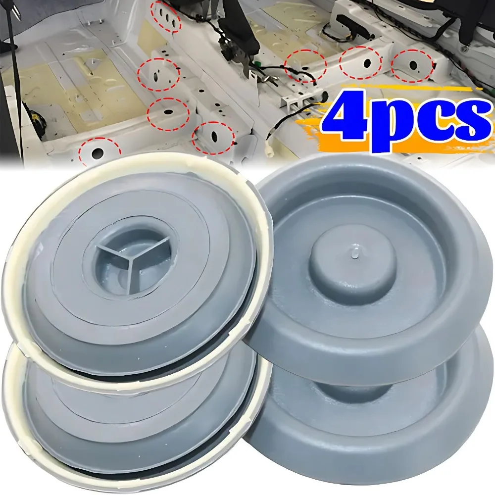Floor Pan Blanking Plug Plastic Chassis Hole Cover Waterproof Dustproof Car Trunk Stopper Underbody Sealing Grommet Retainer Kit