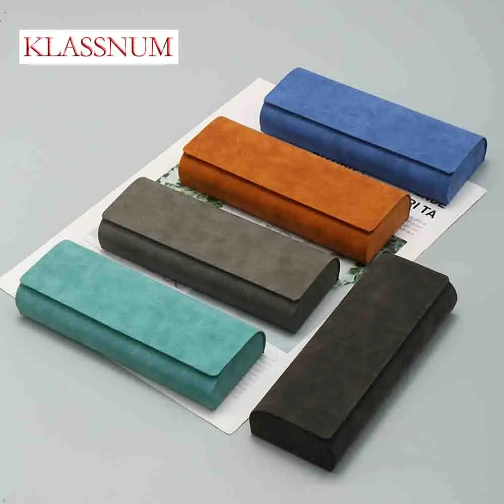 

Luxury PU Leather Glasses Bag Protective Sunglasses Cover Case Box Reading Eyeglasses Pouch Eyewear Protector Case Accessories