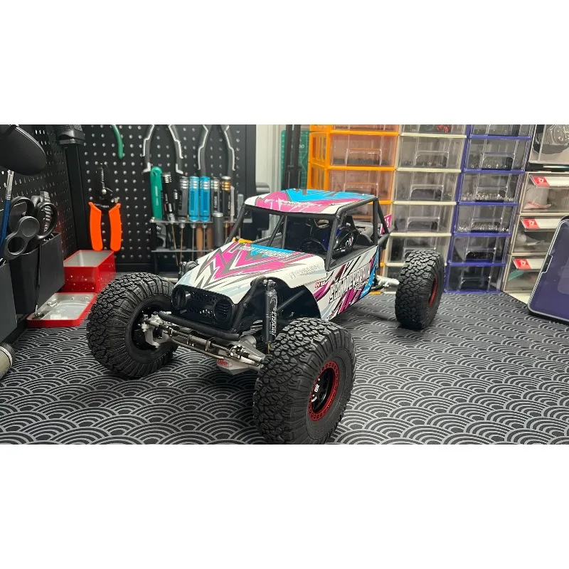 سبائك التيتانيوم الجسم شل مع ملصق مطلي ل 1/10 RC الزاحف سيارة VP H10 D1RC H10 الأنابيب الرف VS4-10 برو الترا الأنابيب رف جزء