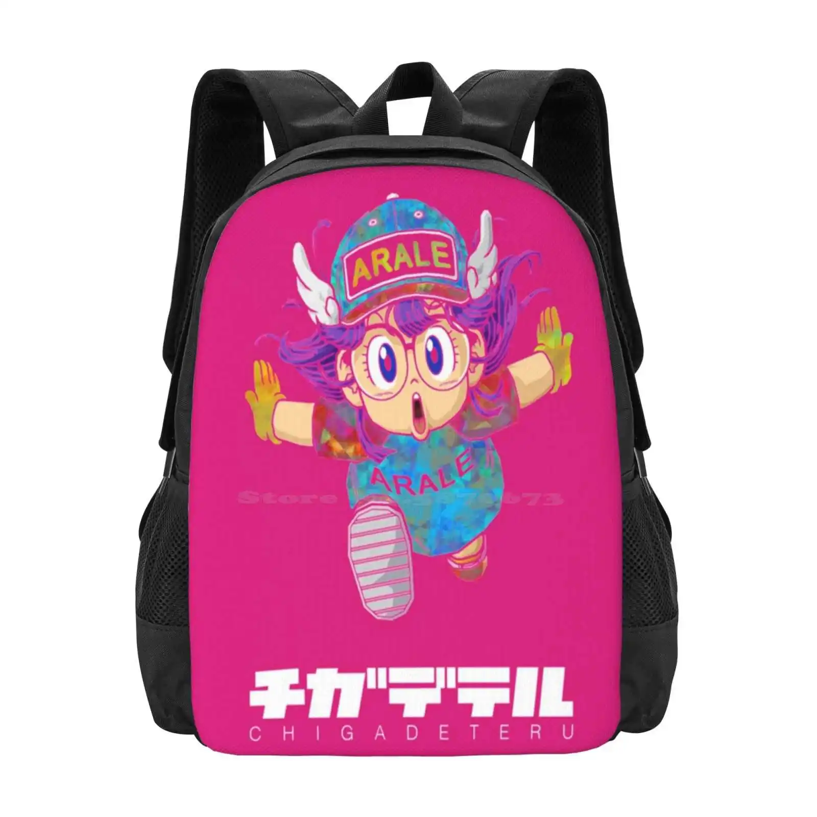 Arale Foil Essential Sac à dos, Sacs à la mode, Akira Toriyama Anime, Manga japonais, Dbz Bulma Z, Super Trunks, Super Piccolo, Vente chaude