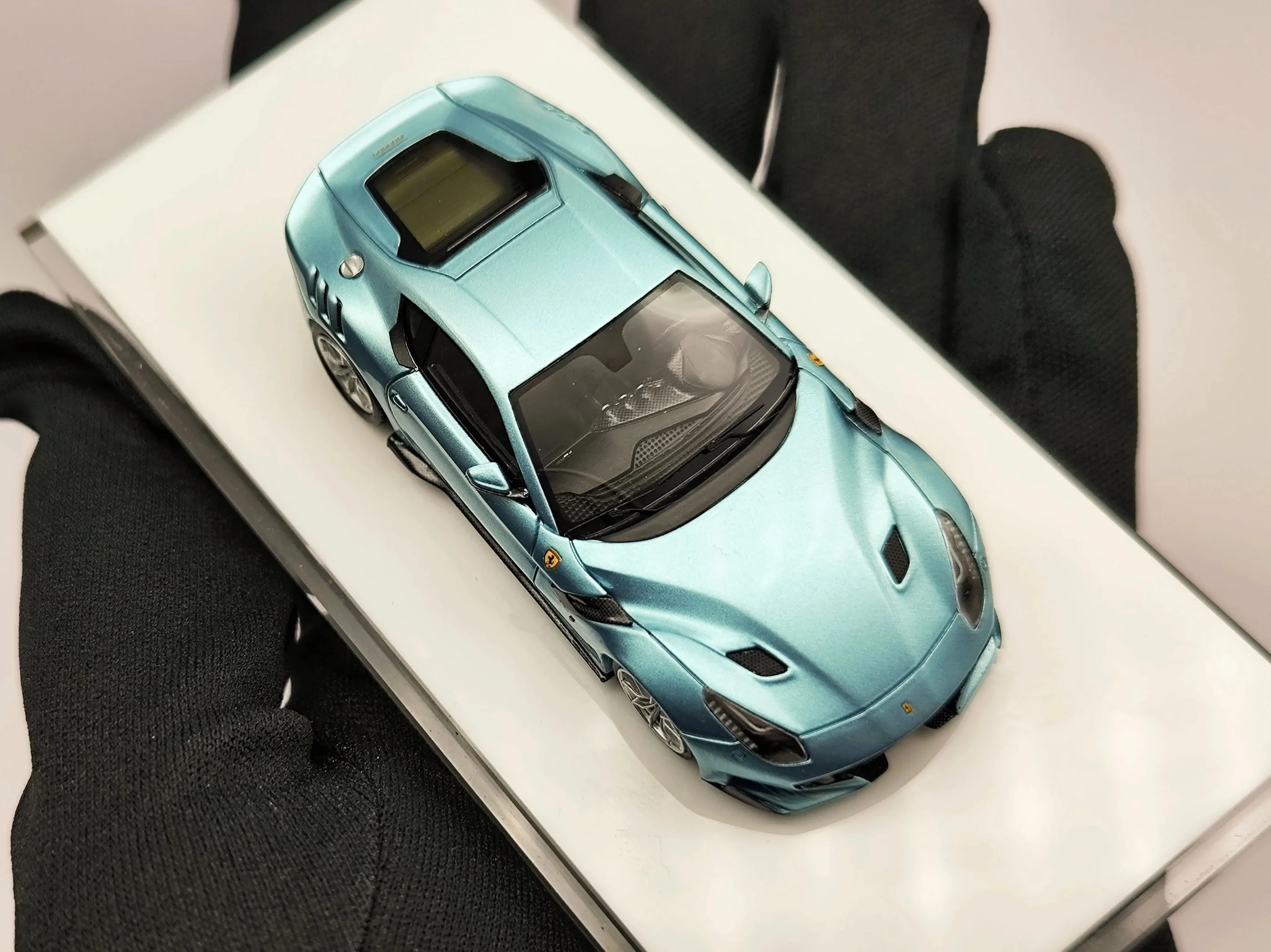 FuelMe X TOC 1:64 Ferrari F12 TDF Azurite Resin Car Model